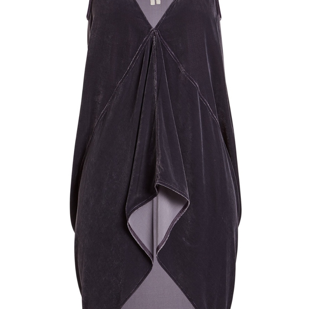 Rick Owens Plum Velvet high low top NWT sz 44 us 8